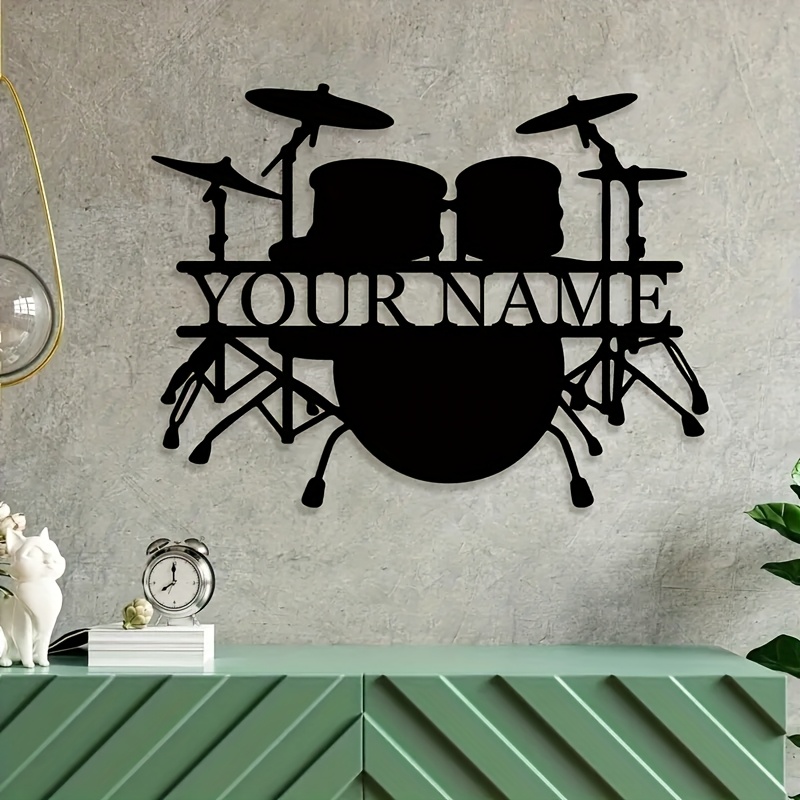 Musical Instrument With Names - Placa de Arte de Parede em
