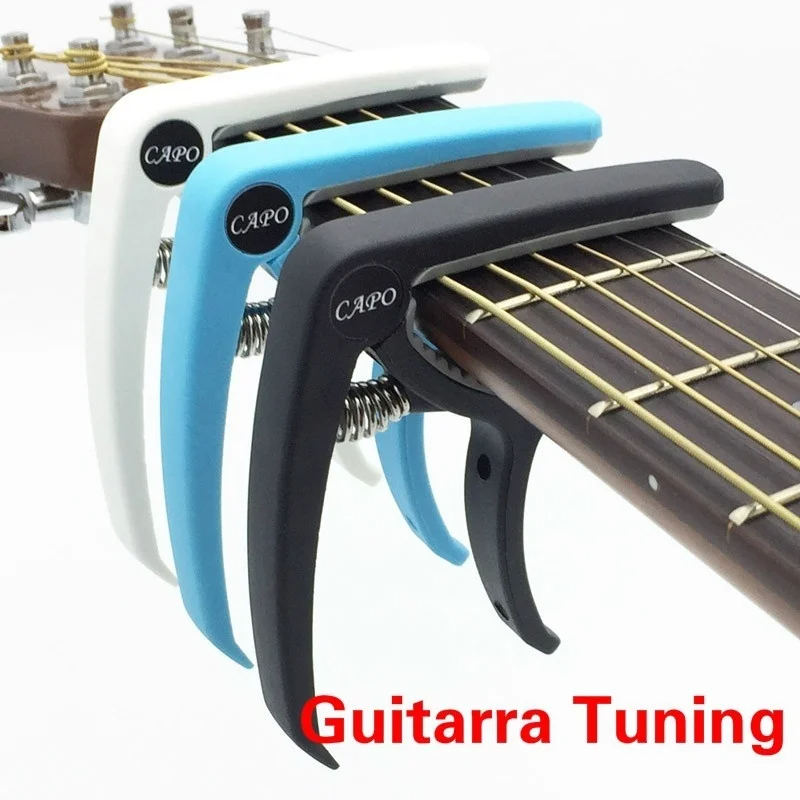 Acoustic Guitar Dreadnought - Capo de guitarra de plástico para