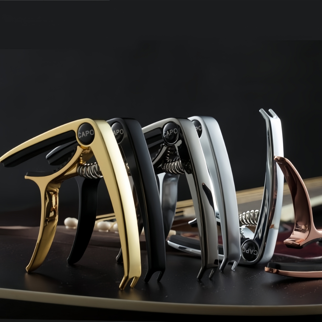 Acoustic Guitar Dreadnought - Alumínio Alloy Guitar Capo, Guitar Tuner,