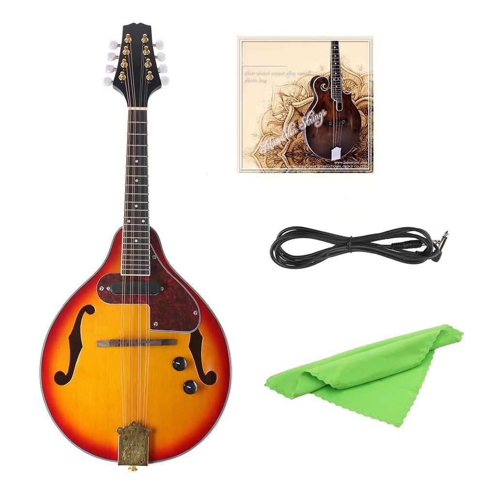 Musical Instrument Oud - Mandolim de Abeto, Oud, 8 Cordas,