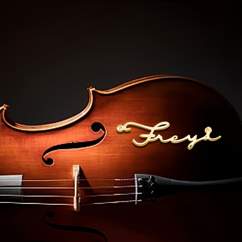 Musical Instrument With Names - [Personalizado] Placas decorativas com nomes, placas