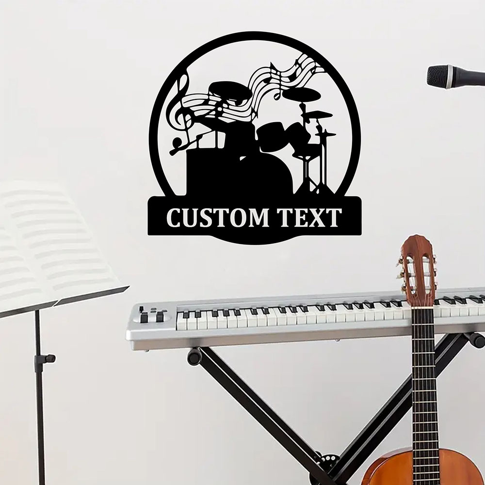 Musical Instrument With Names - Papel de parede autoadesivo de vinil