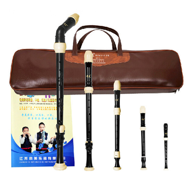 Recorder Baroque Style - Conjunto Completo de Flauta e Clarinete