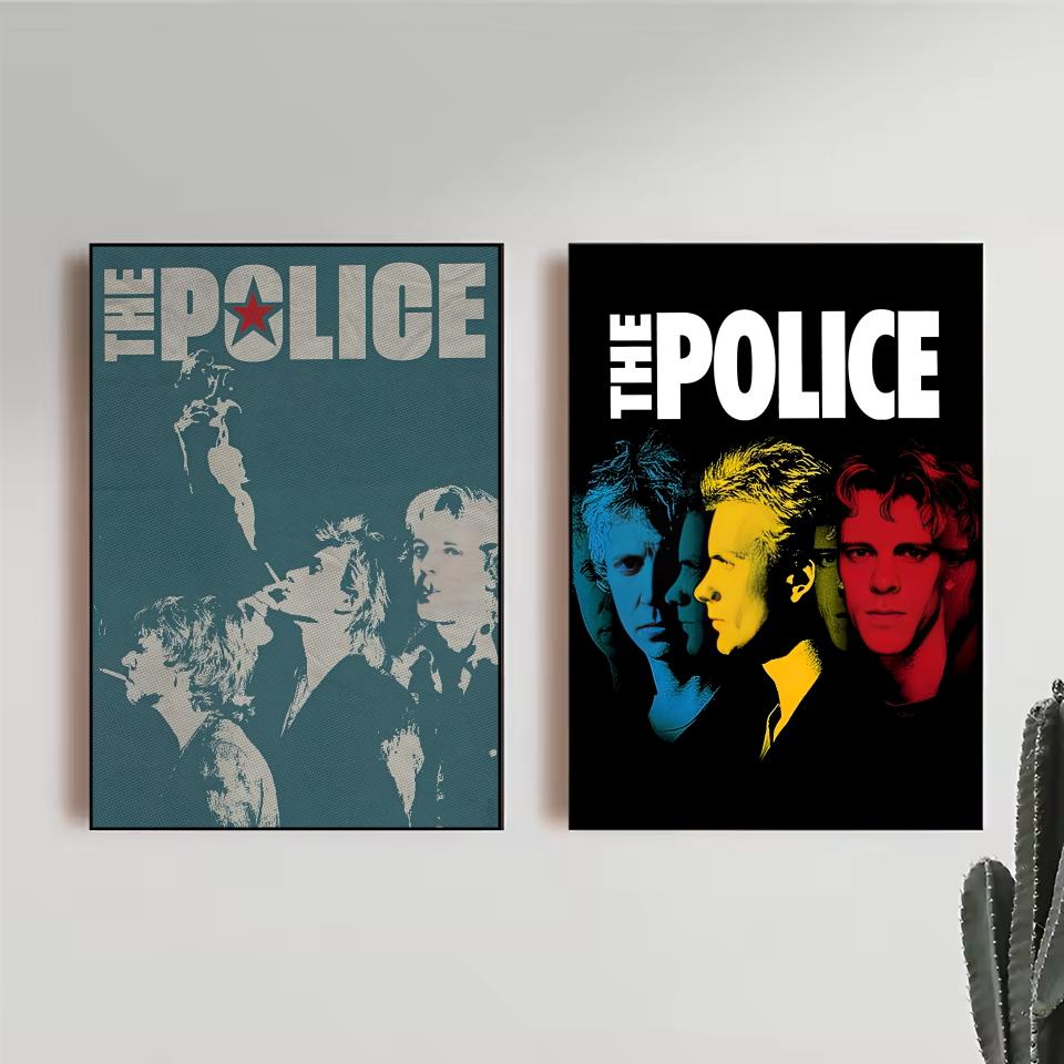 Rock band the p-polícia poster - Musical Instrument Poster avaliação e preço