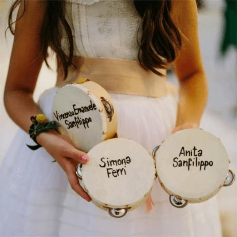 3/5PCS ﻿   Tambor de Casamento - Musical Instrument With Names avaliação e preço