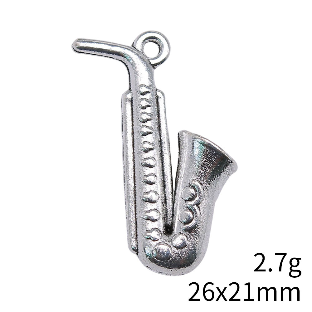 20 peças de pingentes de saxof - Musical Instrument Diy avaliação e preço