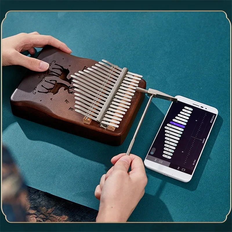 Cega kalimba 17 teclas de acác - Musical Instrument Family avaliação e preço