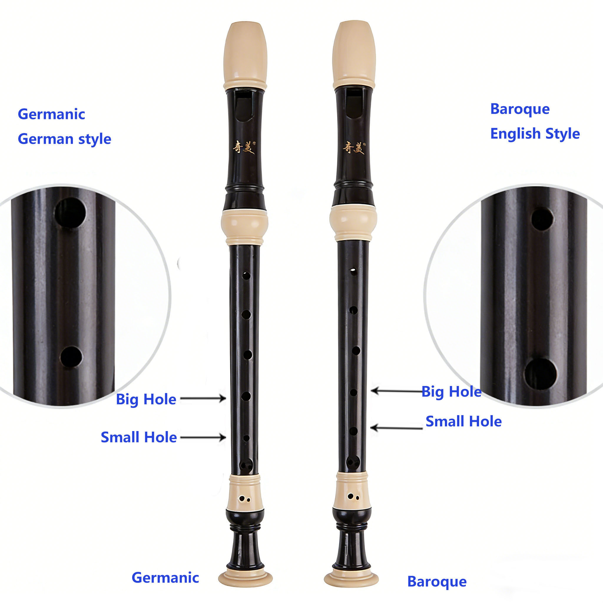 Flauta Doce Alto de 8 Furos em - Recorder Baroque Style avaliação e preço