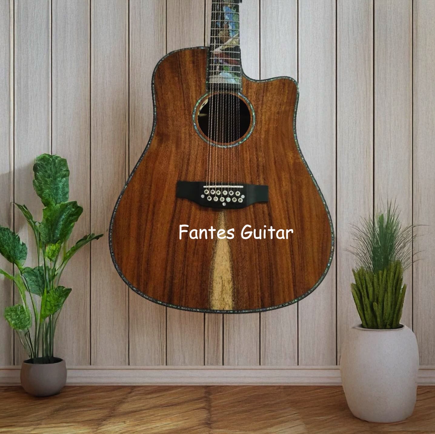 Guitarra Acústica Elétrica Del - Acoustic Guitar Dreadnought avaliação e preço