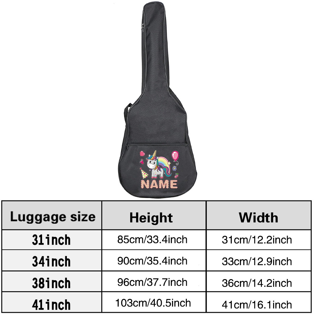 Bolsa de guitarra com nome per - Musical Instrument With Names avaliação e preço