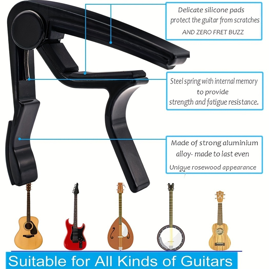 Capotraste de Guitarra de Liga - Acoustic Guitar Dreadnought avaliação e preço