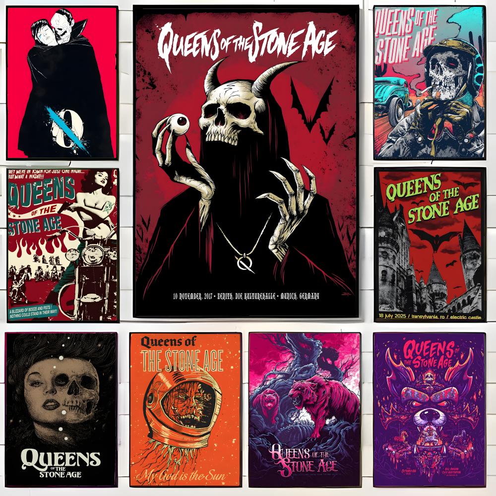 Pôster de banda de rock Q-Quee - Musical Instrument Poster avaliação e preço
