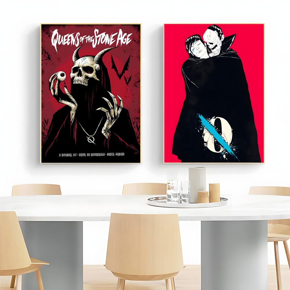 Pôster de banda de rock Q-Quee - Musical Instrument Poster avaliação e preço
