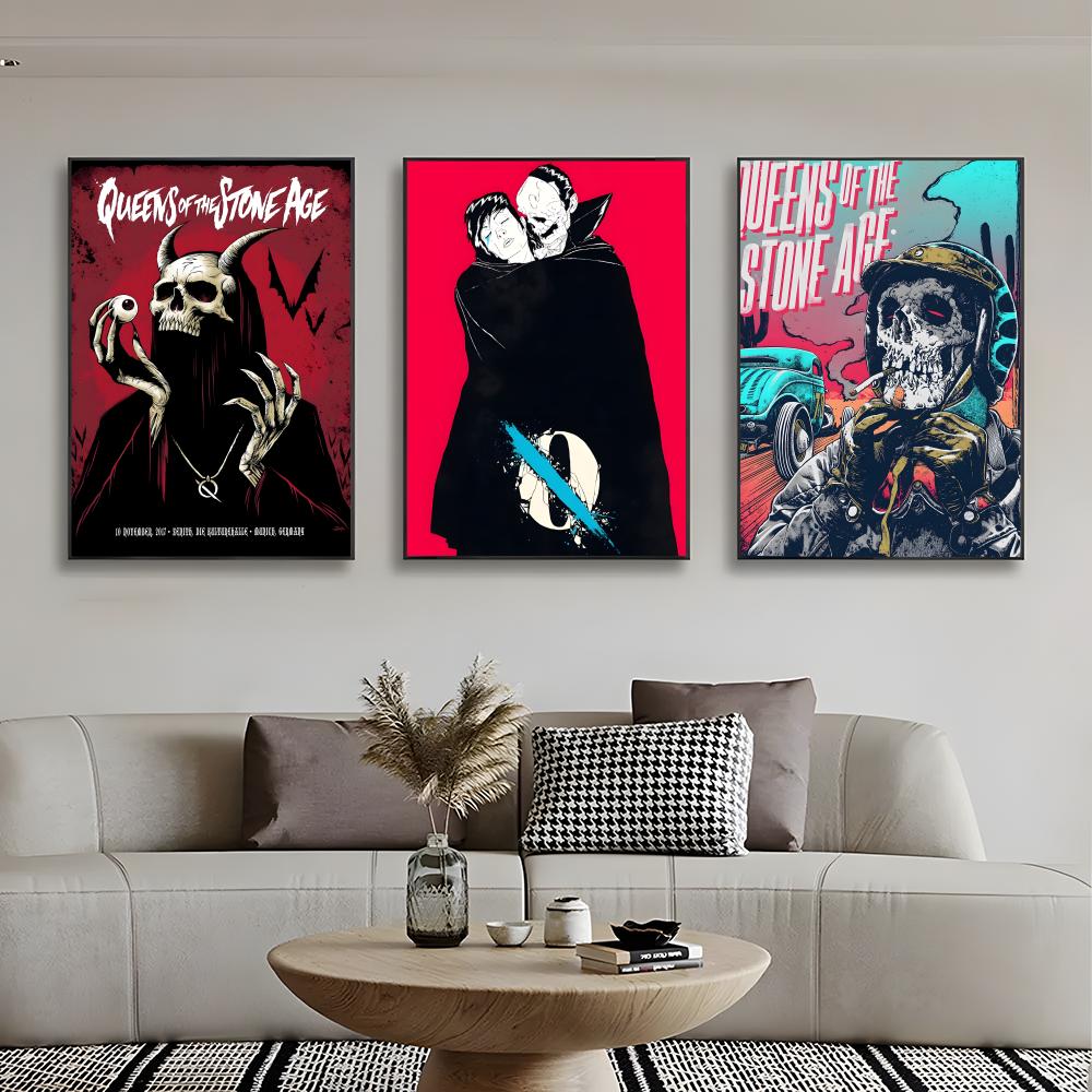 Pôster de banda de rock Q-Quee - Musical Instrument Poster avaliação e preço