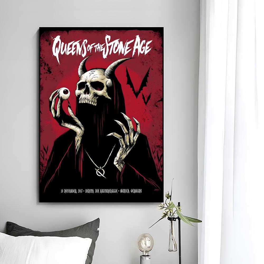 Pôster de banda de rock Q-Quee - Musical Instrument Poster avaliação e preço