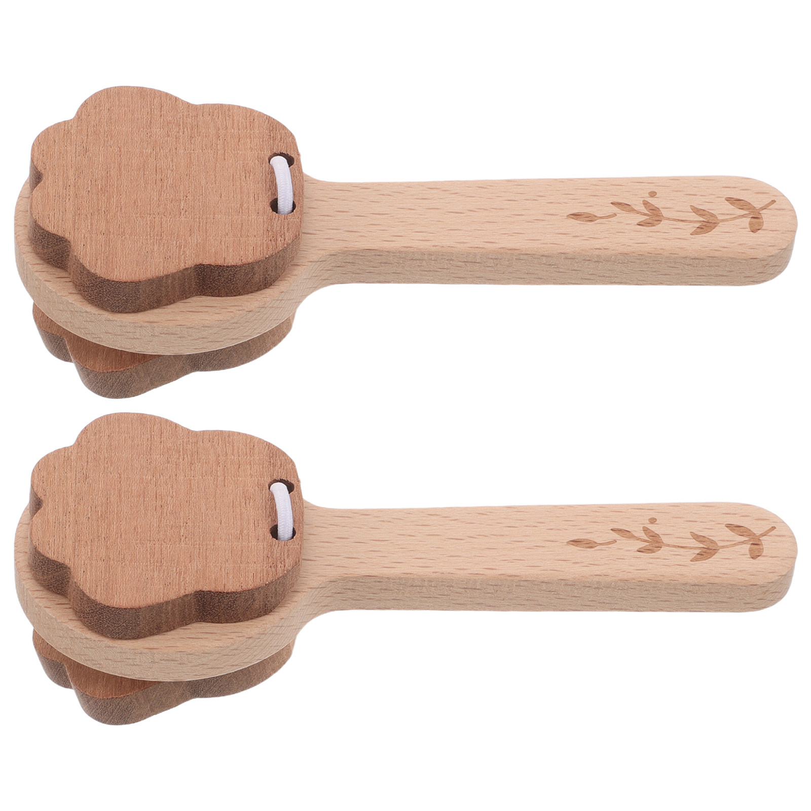 2 Peças Castanholas de Madeira - Musical Instrument Family avaliação e preço