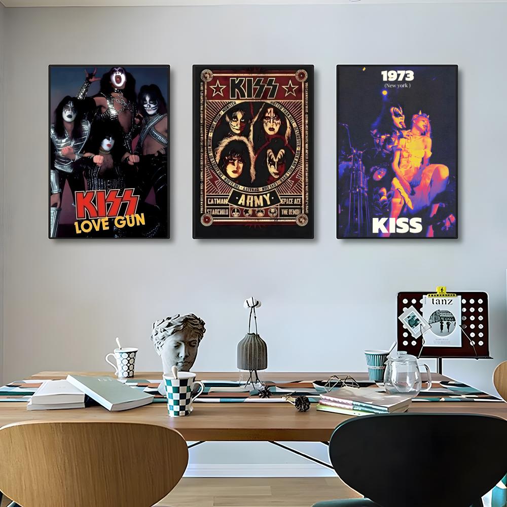 K-Kiss Kraft Rock Band-S Poste - Musical Instrument Poster avaliação e preço
