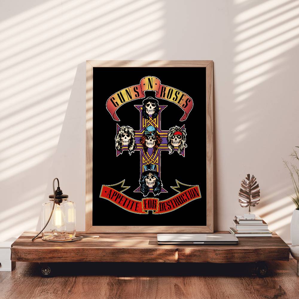 G-Guns Rock Band N R-Roses Pos - Musical Instrument Poster avaliação e preço