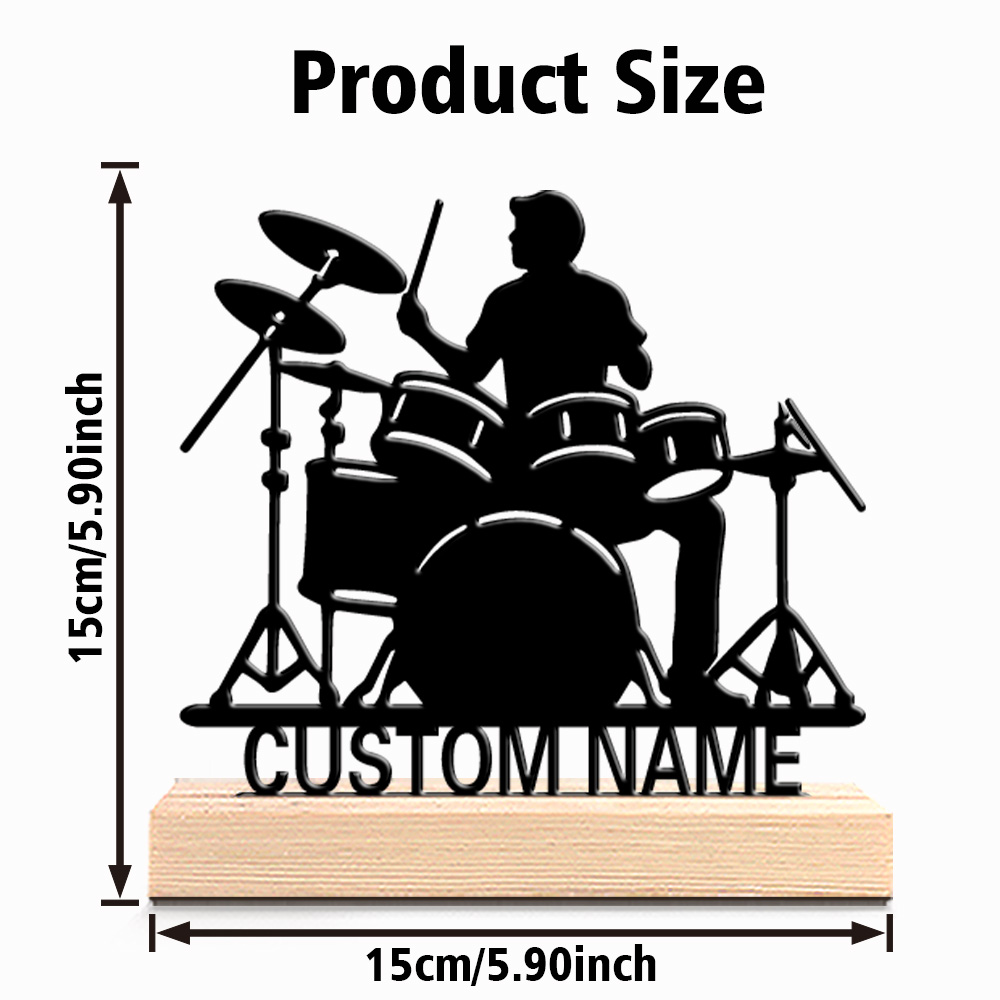 1pc nome personalizado bater u - Musical Instrument With Names avaliação e preço